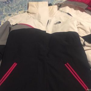 North face water proof triclimate jacket